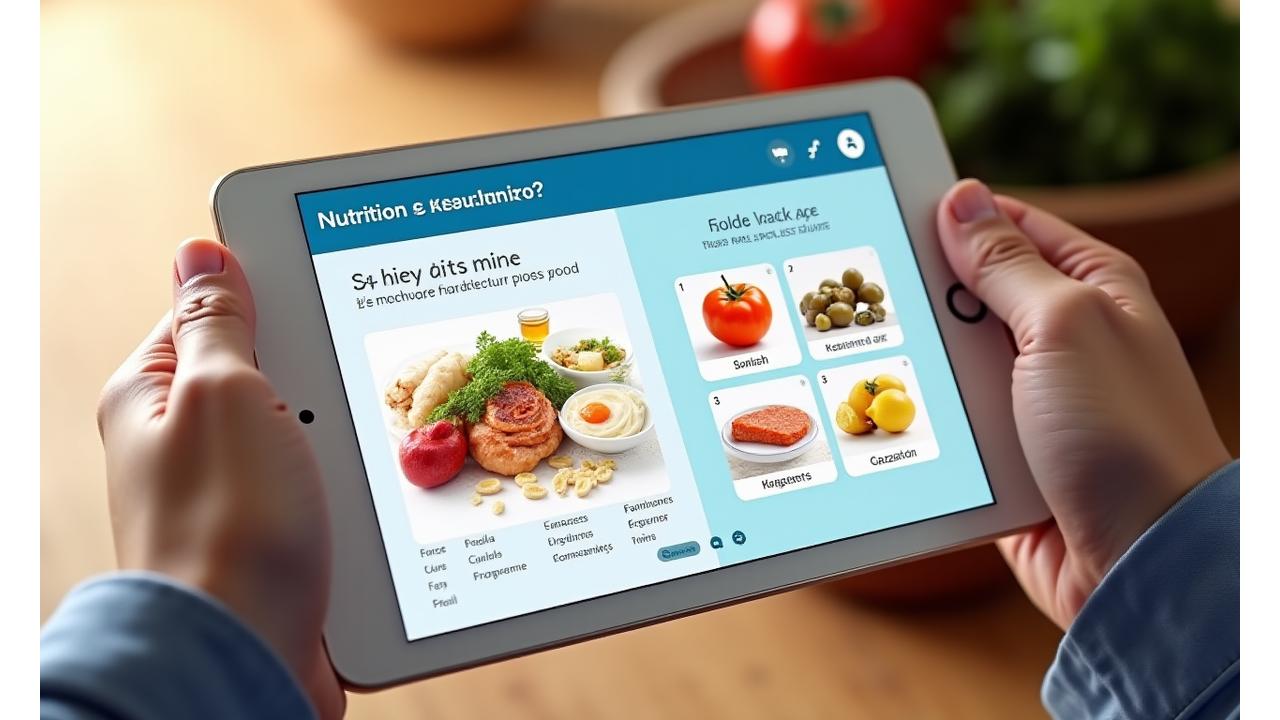 Diseño de interfaz de usuario de una herramienta de evaluación nutricional interactiva que integra preferencias de comida española.