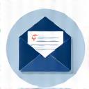 Icono de sobre, representando el contacto por correo electrónico.